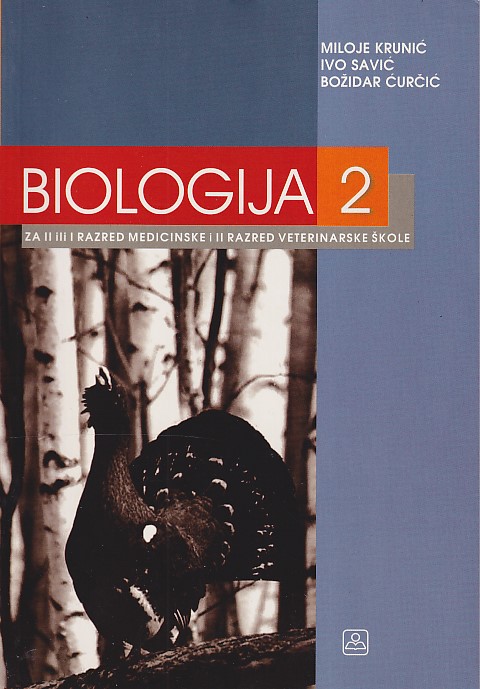 Biologija udžbenik drugi razred srednja škola – B. Ćurčić, I. Savić, M. Krunić – Zavod za udžbenike – polovni udžbenik