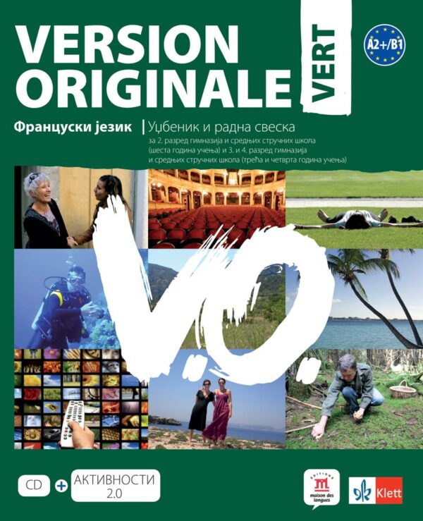 Version originale vert, udzbenik + radna sveska
