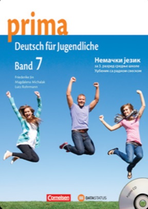 Prima Band 7, udžbenik sa radnom sveskom, nemački jezik za 3 razred srednje škole